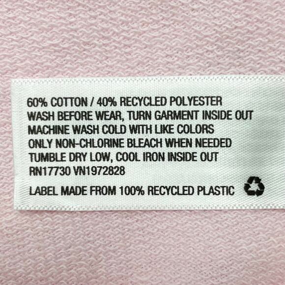 Cat & Jack 12M Girl Pink Terry Cloth Sweatshirt NWT - Picture 4 of 5